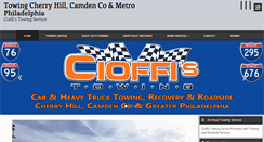 Desktop Screenshot of cioffistowing.com